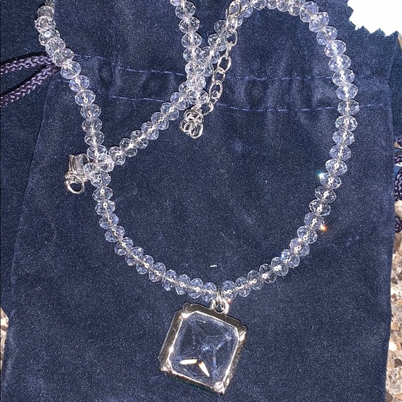 Swarovski crystal Square pendant - Picture 3 of 3